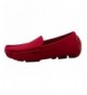 Oxfords Girl's Boy's Suede Slip-on Loafers Oxford Shoes - Red - CW1824UEOU2 $36.42