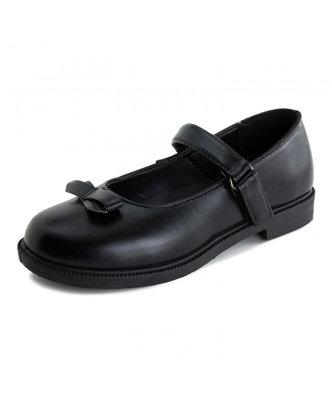 Oxfords Girls Mary Jane Hook and Loop Touch Clouse School Uniform Dress Shoes (Little Kid) - C112ISEKGOB $39.97