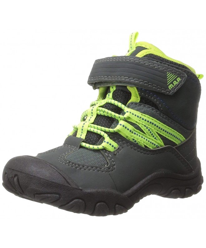 Boots Boy's Outdoor Snow Boot - Charcoal - CS12EKR3W3H $56.10