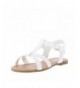 Sandals Girls' Toddler Faith Sandal - White Patent - CT18MEIX4K5 $20.01