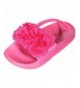 Sandals Toddler Girls Flower Slide Sandal (Toddler) - Hot Pink - C218LY5S0GA $40.01