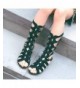 Sandals Girls Fashion Summer Bow Gladiator Sandals Summer Dress Flats - Black - CH183672HU7 $39.92