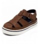 Sandals Kids Mikkel Closed-Toe Outdoor Sport Casual Sandals (Toddler/Little Kid) - Brown Pebbled - CW18CTY0OSN $49.86