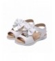 Sandals Big Girls Fashion Bow Sandals Summer Shoes - White - CI17Z4YR7QS $29.73