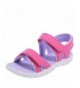 Sandals Girls' Toddler Parker Double Strap Sport Sandal - Pink - CL189XYA604 $25.08