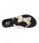 Sandals Kids' Mel Harmonic Bow V Flat Sandal - Black/White - C6180TNUG97 $72.15