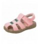 Sandals Closed Toe Leather Fisherman Sandals for Toddler Little Kids Baby Boys Girls - Pink - CE18DWDI440 $29.92