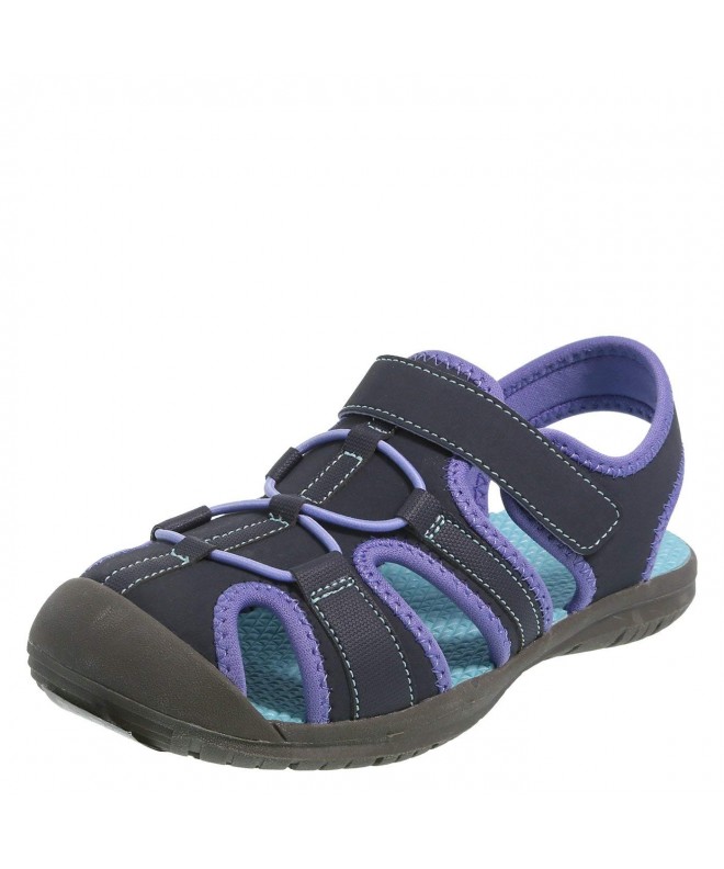 Sandals Girls' Marina Bumptoe Sandal - Navy Purple - CV18COXDL5G $28.99