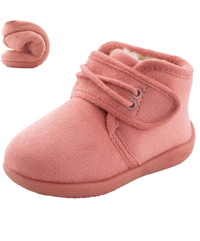 Boots Boys and Girls Winter Snow Boot(Toddler/Little Kid) - Pink - CG18L0ISMKG $35.80