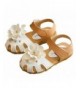 Sandals Baby Toddler Girls Closed Toe Flower Beach Sandals - White - C01825GM3RZ $27.92