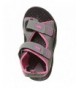 Sandals Girls Double Adjustable Strap Lightweight Sandals Grey & Pink (See More Colors and Sizes) - Grey/Pink - C21833Q6AQ5 $...