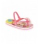 Sandals Princess Belle Toddler Little Girl Sandals Flip Flop Pink Glitter Beach Shoes - CF180OID6H4 $28.70
