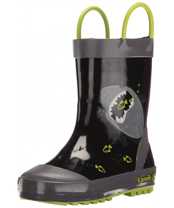 Boots Kids' Chomp Rain Boot - Black - CR12J374TUJ $57.50