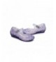 Sandals Jelly Sandal for Girls with Light Princess Girls Stick Cosplay Heel Jelly Shoes - Purple - CO18KIHZU89 $23.91