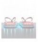 Sandals Kids LED Lighted Flip-Flop Sandals with Double USB Recharging Cable - Pink - CL18L4O89IL $34.62