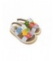 Sandals Multi-Color Flowers Girl Squeaky Sandals Shoes Light Pink - White - CO12NVZQ2DJ $48.86