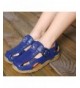 Sandals Boy's Girl's Athletic Summer Leather Outdoor Closed-Toe Strap Sandal(Toddler/Little Kid/Big Kid) - Blue - CQ182M8OWUR...