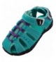 Sandals Boys & Girls Toddler Little & Big Kid Athletic Outdoor Sport Water Hiking Sandals - Teal/Purple - CI18E7XIE58 $30.23