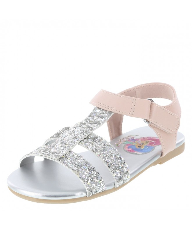 Sandals Girls' Toddler Glitter Sandal - Silver - CU18EN93CL4 $24.07