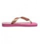 Sandals Kids Flores Sandal Flip Flop - Shocking Pink/Rose Gold - CG1860Q059G $30.11