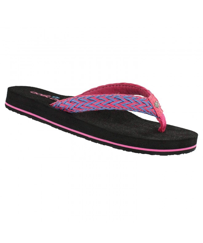 Sandals Lil Lalati Girl's Flip Flop Sandal - Pink - CJ18OHOLAI8 $44.49