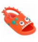 Sandals Kids' Mini Beach Slide Dino Slipper - Orange - CK18L9USRWR $93.16
