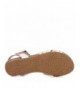 Sandals Bjorndal Girls Cheyenne Flat Sandal Shoes - Med Metallic - CH18OWU47HW $41.62