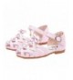 Sandals Girls Vintage Leatherette Woven D'Orsay Cage Flat Sandals - Pink - C918D4T05H4 $26.60
