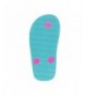 Sandals Shimmer and Shine Toddler Little Girls Beach Flip Flop Aqua Blue Glitter - C918CKHKEWC $24.96