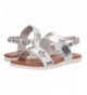 Sandals Kids' Jadvntr Flat Sandal - Silver - C4180EGWZDC $52.27