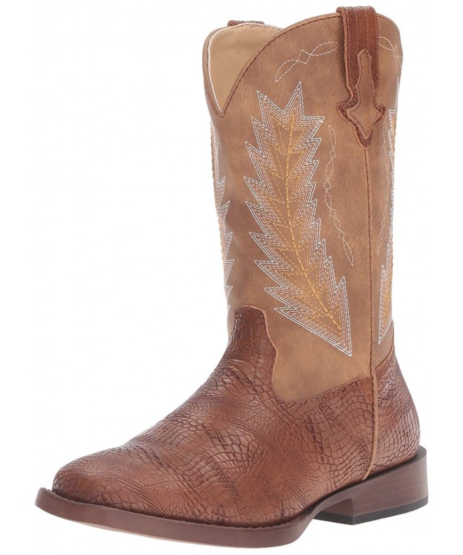 Boots Kids' Charlie Western Boot - Brown - CQ12HPR8559 $98.76