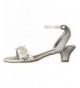 Sandals Kids' Jcorsage Heeled Sandal - White - CU186ONAQ9Q $66.02