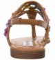 Sandals Kids' Jtwizzle Flat Sandal - Cognac Multi - CC185W8W4L5 $61.21