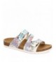 Sandals Bjorndal Girls Willow Slide Slip On Sandal Shoes - White - C218OWU0NEA $41.42