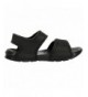 Sandals Kid's 2-Strap Sports Sandals Children Non-Slip Summer Beach Shoes - Black - CJ18ENE2KG9 $25.79