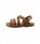 Sandals Strap Flat Sandal - Brown1 - CN17YH37Z48 $28.53