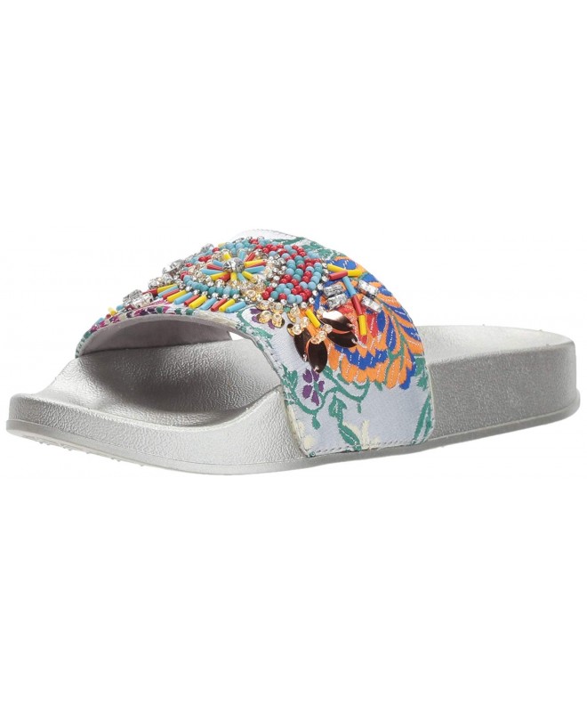 Sandals Kids' JSPARKLY Slide Sandal - Silver - CK185QHQ8TI $53.98