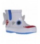 Boots Sharky Short Kids Rain Boots for Boys - Galoshes for Kids - Many Sizes - Grey - CR18HOSNRY0 $39.40