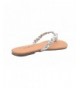 Sandals Girls Fashion Sandals Shimmery Braided Fabric Flats Black - Silver - C018NCI9NGG $37.55