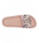Sandals Girls' Mel Beach Slide 3DB Flat Sandal - pnk Beige - 1 Regular US Little Kid - C8188G98Z0G $48.84