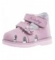 Sandals Girls Pink Sandals 122104-21 Genuine Leather Orthopedic Sandals with Arch Support - CW18NLQSNWZ $82.21