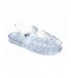 Sandals Toddler Girls Fisherman Jelly Sandals with Glitter - Clear - CA184AS5U66 $19.60