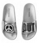 Sandals Girls' JGRLTALK Slide Sandal - Silver - CE17YSMMZ63 $88.30