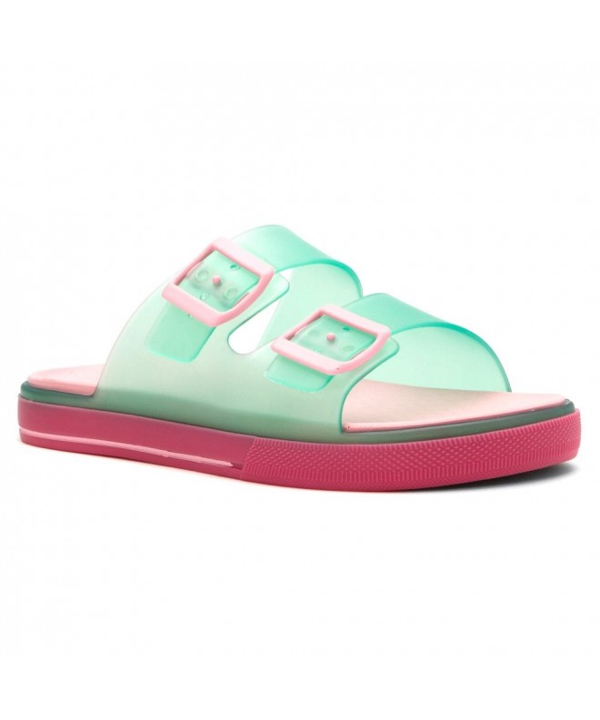Sandals Kids' Maui Sandal - Green/Fuschia - CX12B93I8X9 $48.40