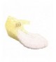 Sandals Jelly Sandal for Girls Princess Girls' Sparkle Dress up Cosplay Jelly Shoes Two Color Glister Sandals - Yellow - CE18...