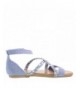 Sandals Girls' Toddler Braided Sandal - Denim - CX18C7CTC3S $20.84