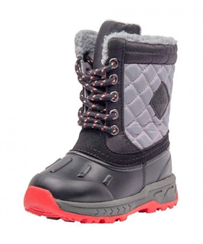 Boots Toddler Boy's Aikin Boy's Cold Weather Snow Boot - Black/Red - CI1897U07NT $60.29