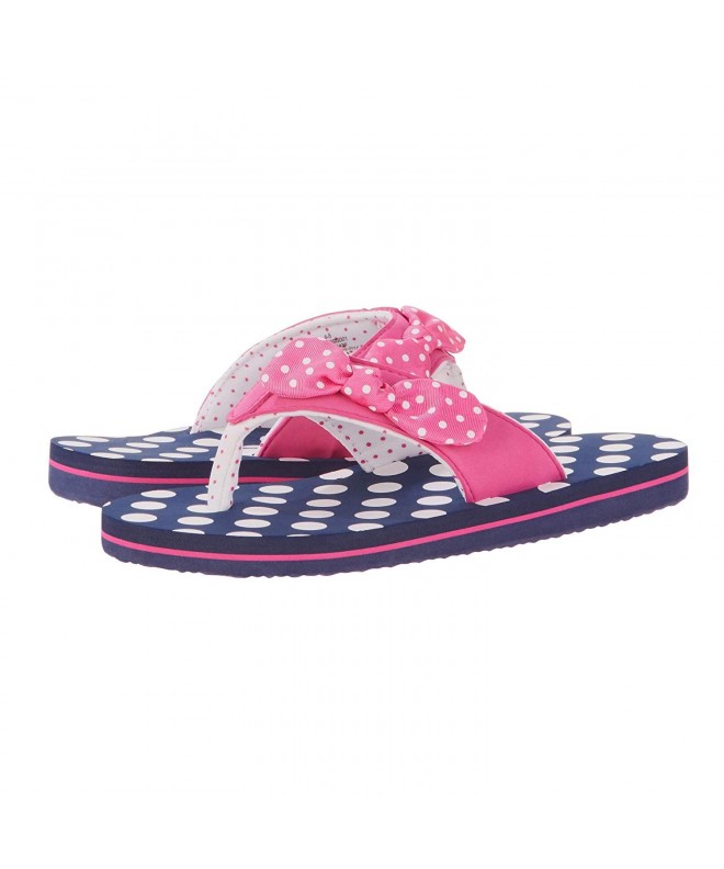 Sandals Girls Polka Dot Beach Flip Flops - CS18ECG92LO $35.74