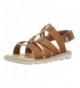 Sandals Ashton-P Baby Girl's Adjustable Sandal - Brown - CI12NH5DNUJ $50.58