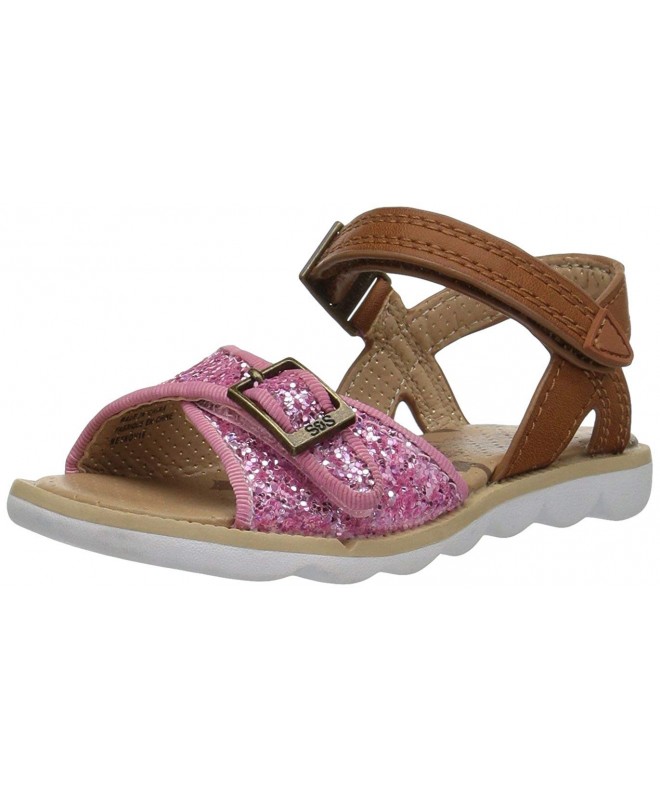 Sandals Dinet Girl's Adjustable Sandal - Pink - C912N0FWZOF $57.75